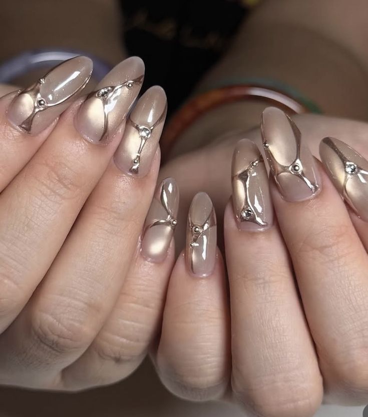 Nail salon tools and manicure service
